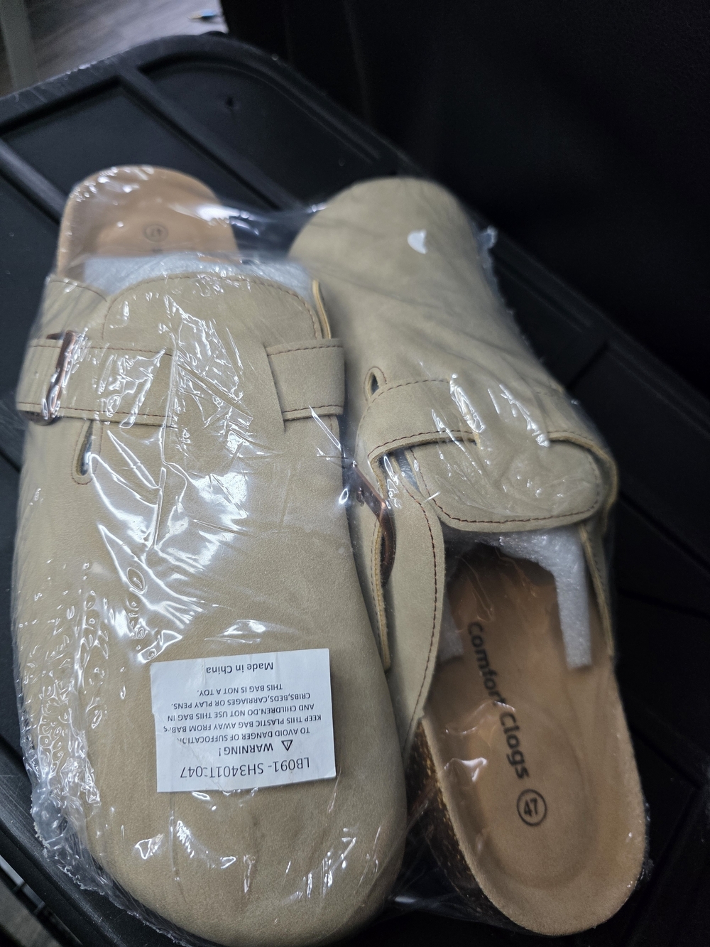Slip-On Women's Comfort Mules in Beige